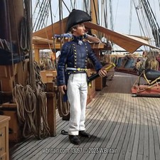 W.Britain 13057 U.S. Navy Midshipman, 1810-15, Single figure in box Britains 