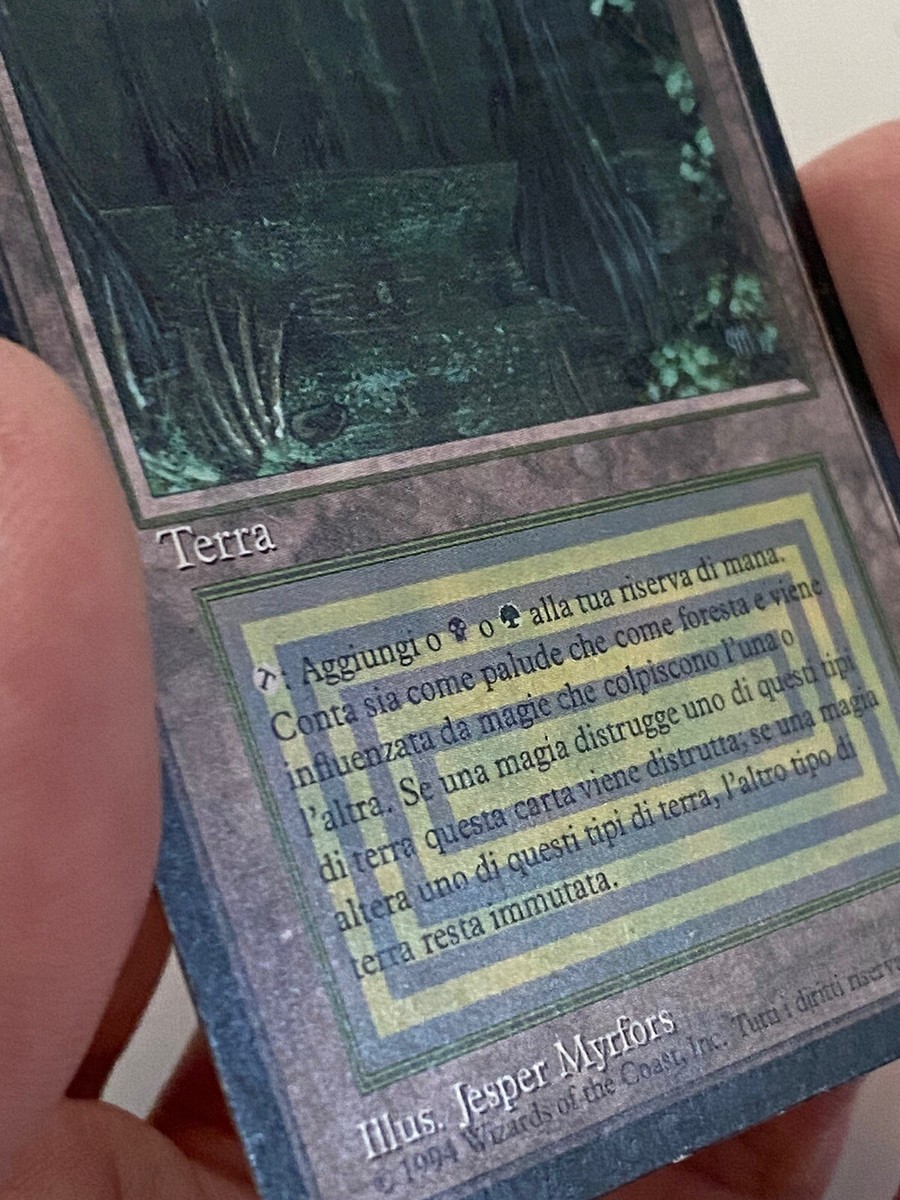 MTG Bayou (FBB) Revised Foreign Black Border 1994 MP/LP Dual MTG Bayou (FBB) Revised Foreign Black Border 1994 MP/LP Dual
