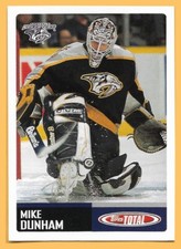 #400 Mike Dunham 2002-03 Topps Total Hockey Card NM-Mint