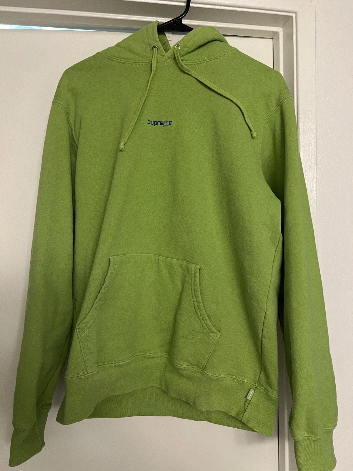 Mini logo Supreme Sweat à capuche vert citron vert