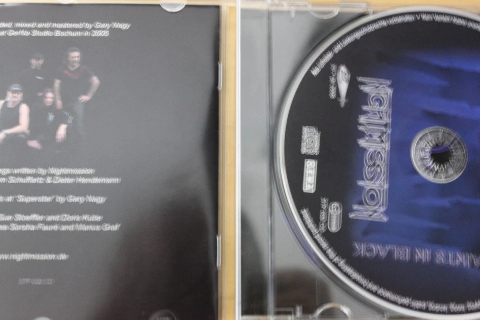 NightMission - No saints in black (CD, 2005) - Bild 3 von 3