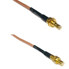 RG316 SMB MALE BULKHEAD to SMB MALE RF Cable Rapid-SHIP LOT
