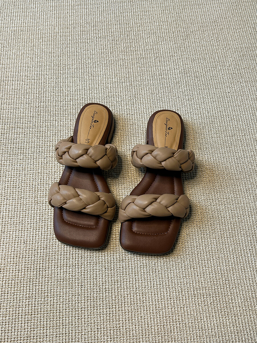 PANTOFOLA D’ORO 2025 Nuovi Sandali Donna Primavera Estate Pelle Ciabatte Punta Aperta Scarpe Pelle