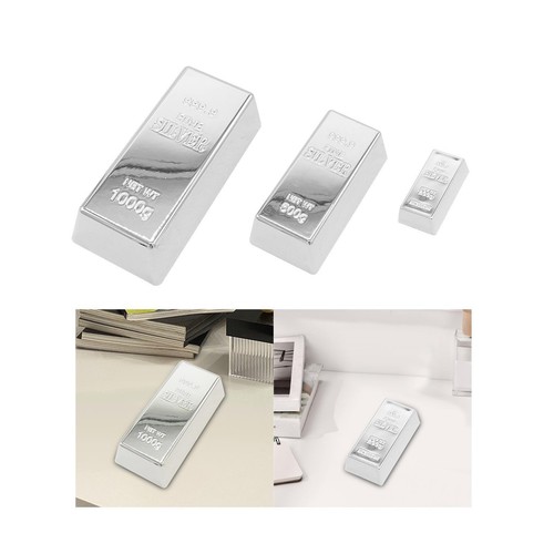 Fake Silver Bullion Decorative for Funny Gifts Home Decor Party ...