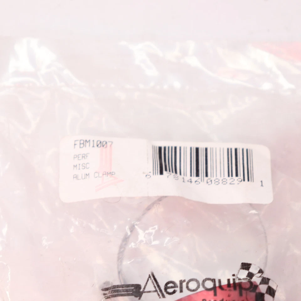 Conector de manguera Aeroquip Pro-Clamp aluminio rojo 1,13" ID x 1,41" OD FBM1007 Foto 2 de 4