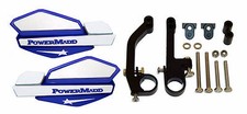 Powermadd Blue/White Star Snowmobile Handguar...