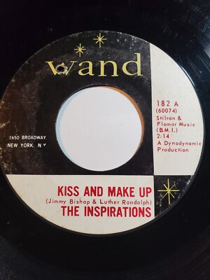 The Inspirations - Kiss and make up/Love can be so wonderful - Wand GOOD+ F129B
