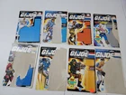 8x Vintage GI Joe Full Card Back Uncut File Card Hardball Voltar Stalker Scoop +