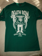 Crooks & Castles Death Row Records T-Shirt - M - Green - NWOT