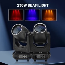 PAIDUN 2PCS Halo Zoom 230W 7R Stage Beam Light Moving Head Spot Lighting DJ Show