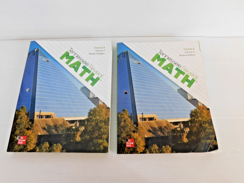 Tennessee Reveal Math - Course 3 Vol. 1 + 2 - Student Edition - Mc Graw