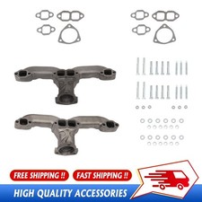Block Hugger Headers For Chevy Sbc 283 305 327 350 400 Rams Horn Manifolds Raw