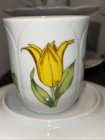 VTG 1979 Sheffield TULIP TIME 16 Piece Coffee Set Mugs/Plates Floral Japan — photo 7