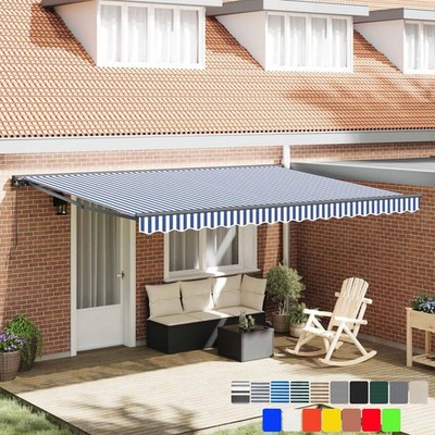 Fenstermarkise Sonnenschutz Gartenmarkise Balkonmarkise Manuell / Elektrisch Neu