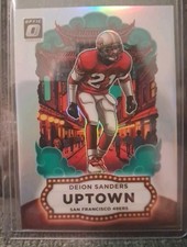 2025 Panini Donruss Optic Uptown Prizm  Deion Sanders #7 SF 49ers 💎SHIPS FREE!