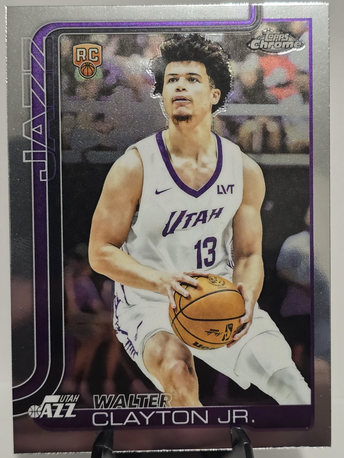 Walter Clayton Jr. 2025-26 Topps Chrome #268 Rookie Utah Jazz