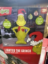 Gemmy 2025 4ft Grinch Christmas Airblown Inflatable