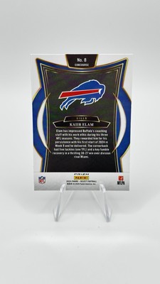 2024 Panini Select - Concourse Kaiir Elam #8 Red & Blue Prizm