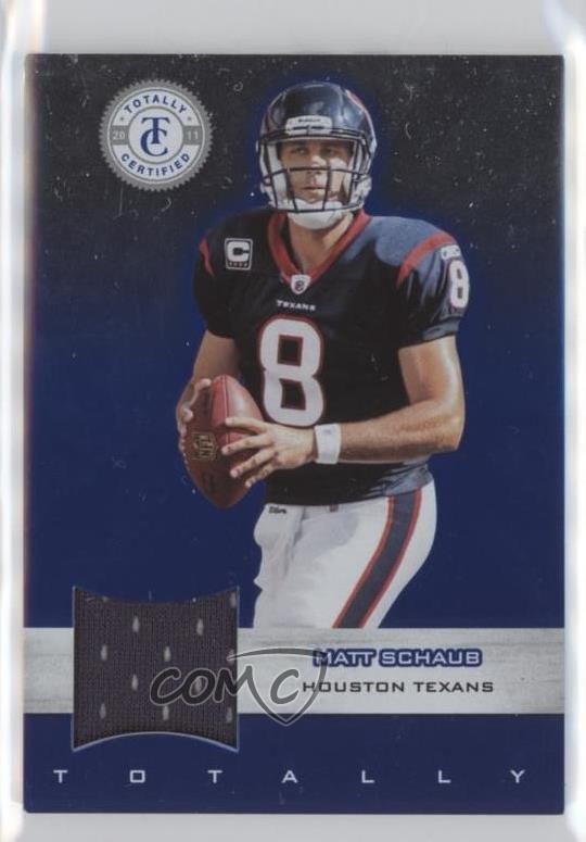 2011 Panini Totally Certified Blue Materials 149/249 Matt Schaub #29 0m0