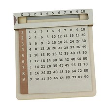 Wooden Slidable Multiplication Tables for Elementary 3 Years Old and up Kids