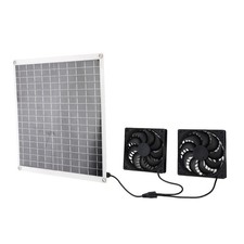 Solar Panel Powered Fan Portable Outdoor Multifunctional Solar Air Circulation