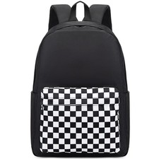 Xunteny Checkered Backpack for Girls Women Teens, School Backpack College Boo...