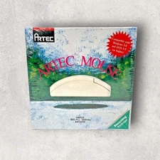 Vtg Artec AM25 PC Computer Serial 3-Button Mouse NEW Sealed In Package