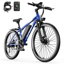 26"ebike Commuter Bike 48V 10Ah 25mph 1500W Peak Ebike for Adults Electric Bike