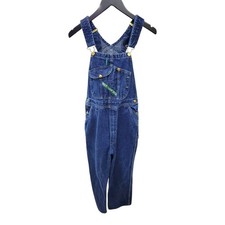 Vintage Key Imperial Denim Bib Overalls Mens 32x29 Blue Carpenter Workwear