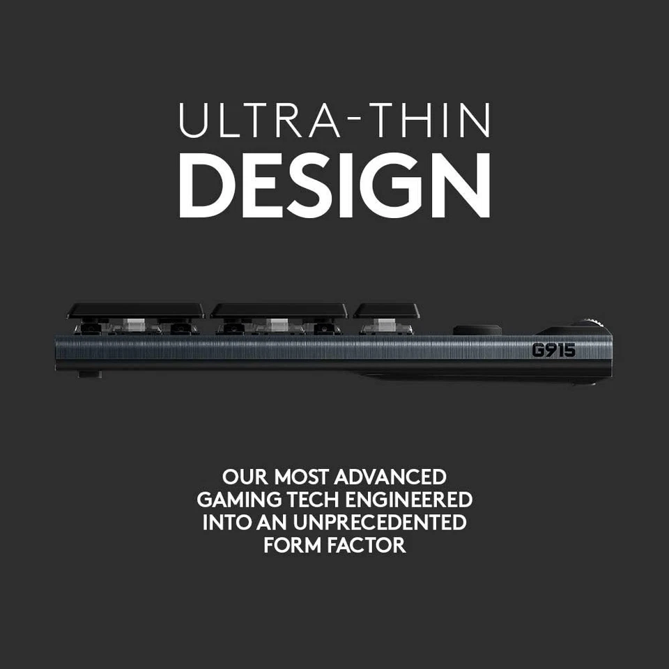 Logitech G915 LIGHTSPEED Wireless RGB Mechanical Gaming Keyboard GL open seal - Image 3 of 4