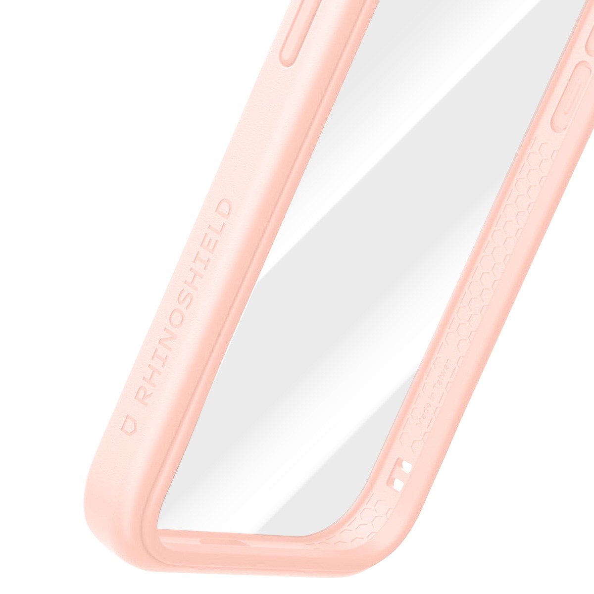 Coque iPhone 15 Plus Rhinoshield Mod NX rose antichoc