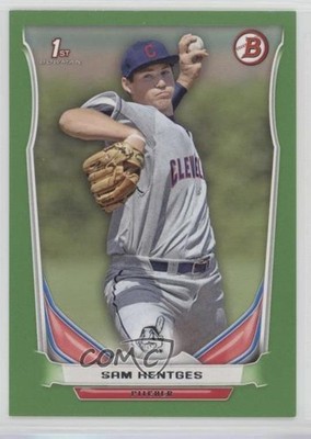 2014 Bowman Draft Green 45/75 Sam Hentges #DP117 0f6