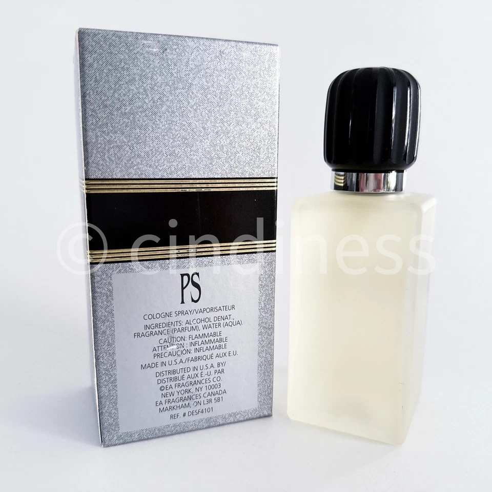 PS DESIGN FOR MEN 3.4 OZ 100 ml Colonia Spray PAUL SEBASTIAN *CAJA DAÑADA*LEER Foto 2 de 4