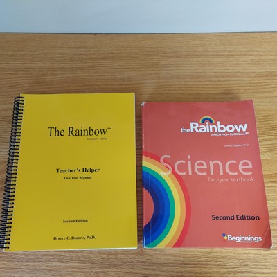 The Rainbow Junior High Curriculum Science 2 yr textbook 2nd Ed Beginnings Pub