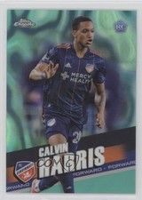 2022 Topps Chrome MLS Aqua Lava Refractor 19/299 Calvin Harris #182 p6a