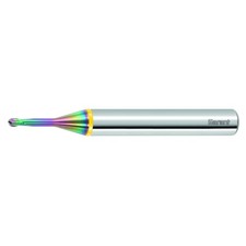 VHM-Radiuskopierfr&auml;ser DLC beschichtet Vollhartmetall Kugelfr&auml;ser Dia 1x4mm