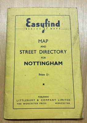 Easyfind EASY FIND   New map and street directory for NOTTINGHAM
