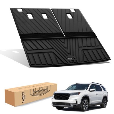 LASFIT Cargo Mat with Seatback for Honda Pilot 2023-2026 Anti-slip Cargo Liner