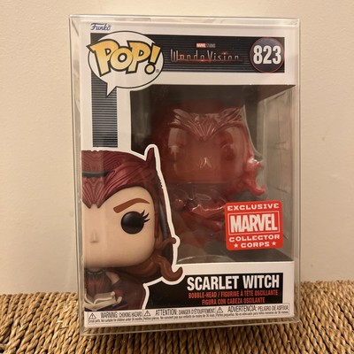 Funko POP! Marvel Wandavision #823 Scarlet Witch (rot) exklusiv mit Protektor