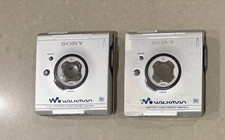 Lot of 2 Sony MZ-E501 walkman portable MD player Made in Japan MiniDisk MDLP