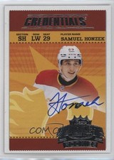 2024 Upper Deck Credentials Retro Ticket Access Rookies Samuel Honzek Auto 1ot4