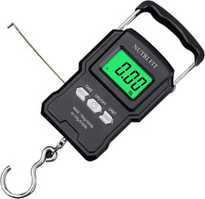 NUTRI FIT Luggage Weight Scale Fish Weighing Scales Digital Handheld Suitcase We