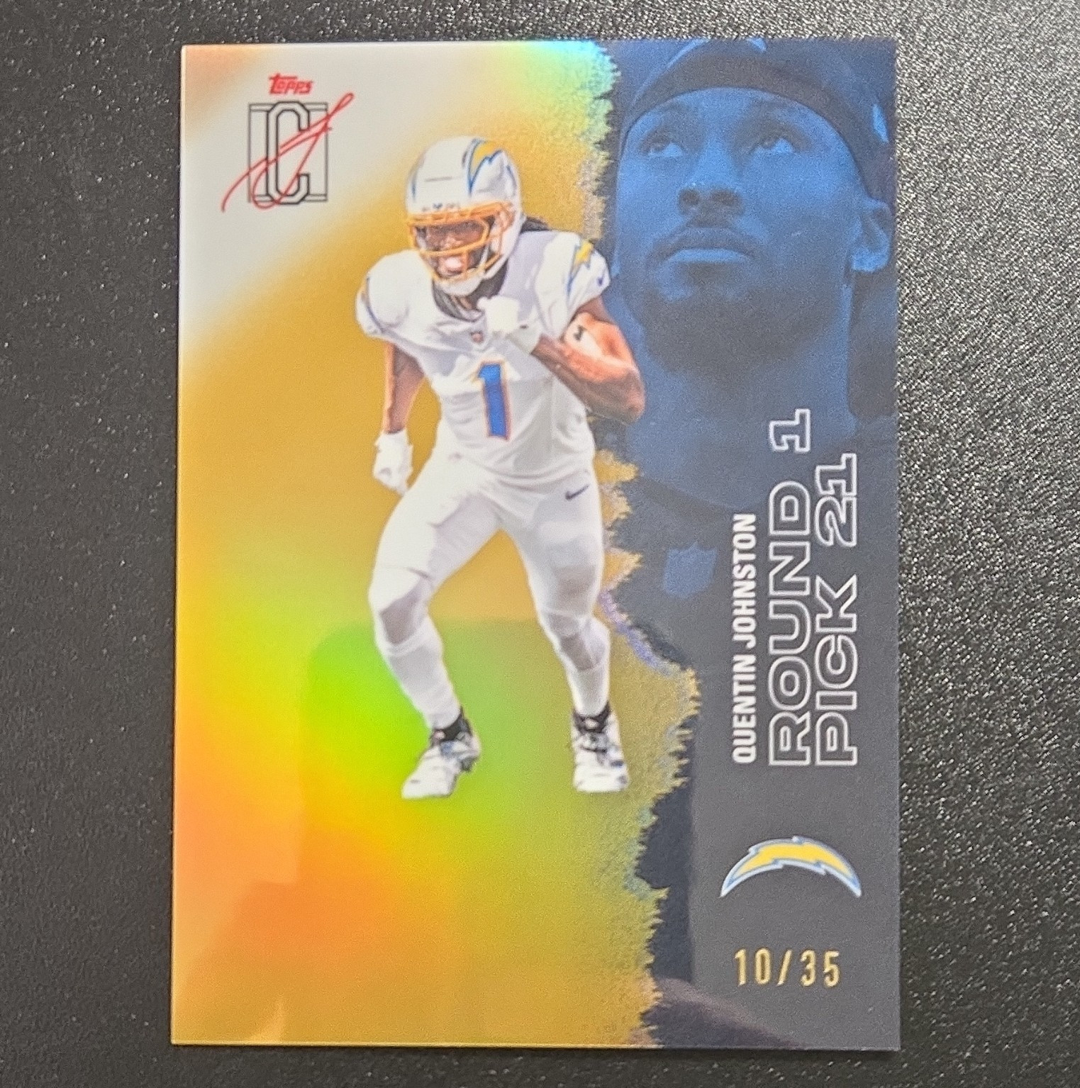 Topps 2025 Signature Class Quentin Johnston Rookie #31 Chargers 10/35