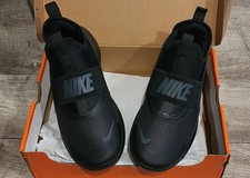 Nike Flex Runner 4 Big Kids' Running Shoes Black/Anthracite/Black Size 4.5Y/6W