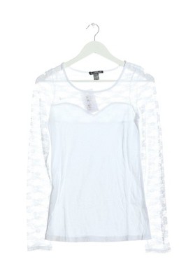 BOZZOLO Longsleeve Damen Shirt Gr. DE 40 weiß Casual-Look