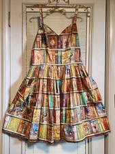 BERNIE DEXTER Storytime Book Print Dress 1X