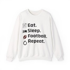 Football Fan Crewneck Sweatshirt, Cozy Game Day Apparel, Unisex ... 