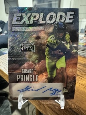 2026 Leaf Metal Football Girard Pringle #/12 Prospect RC Auto Explode Onto Scene