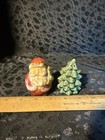 Porcelain Salt And Pepper, Shakers Santa And Christmas Tree — photo 2