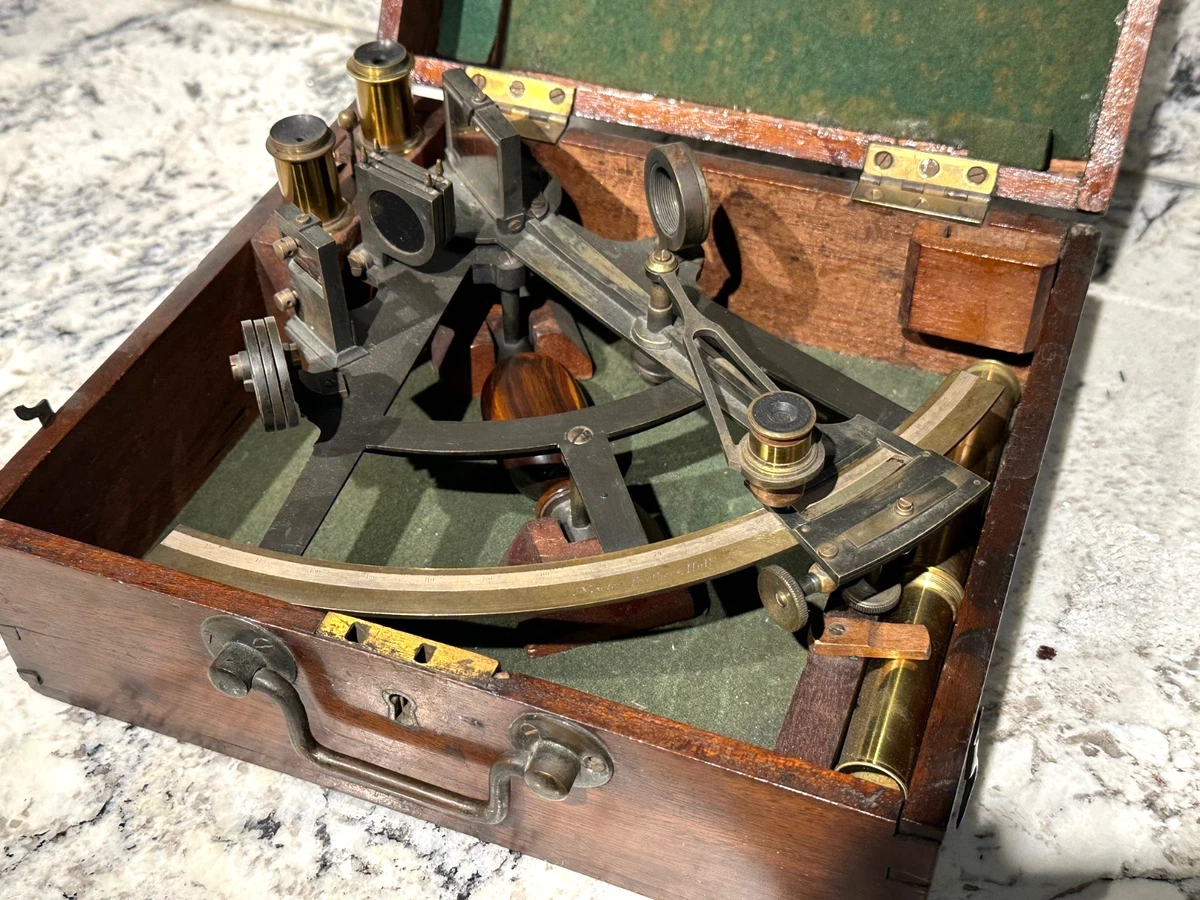 Vintage Original Antique Maritime Navigational Instruments for